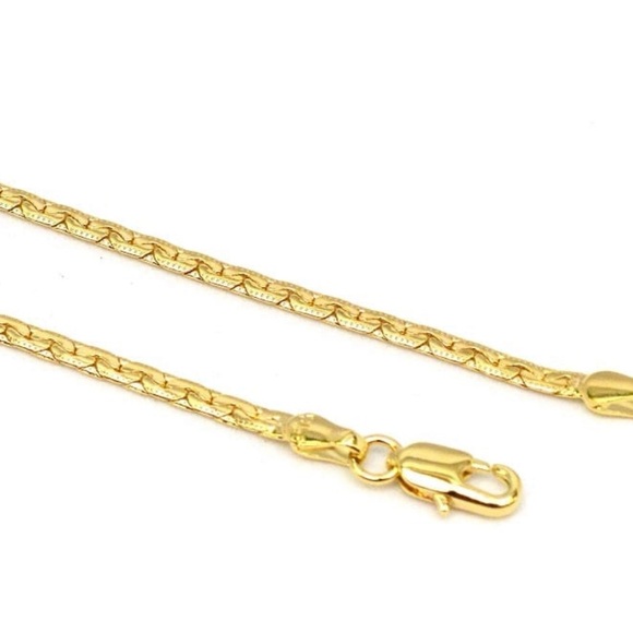 14K Gold Rope Anklet - Picture 1 of 3